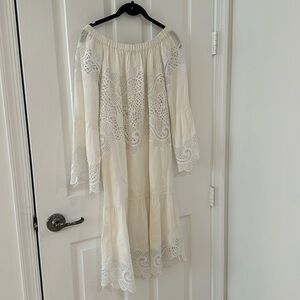 Off-white Lace Dress